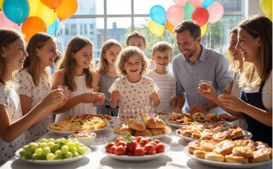 Фуршет на детский день рождения Фуршет на детский день рождения