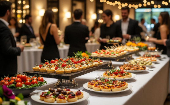 Разнообразное меню для фуршета