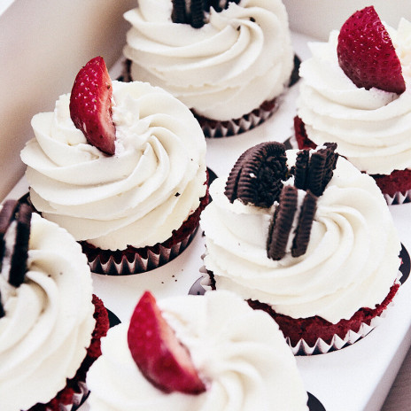 Капкейки с ягодками №1