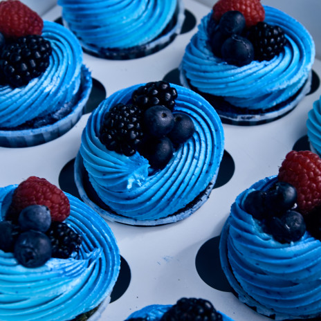 Капкейки с ягодками №19