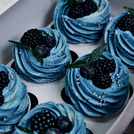 Капкейки с ягодками №21