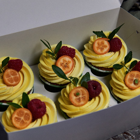 Капкейки с ягодками №23