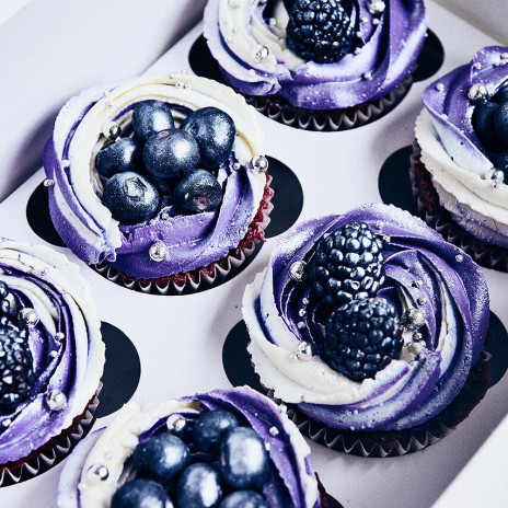 Капкейки с ягодками №4