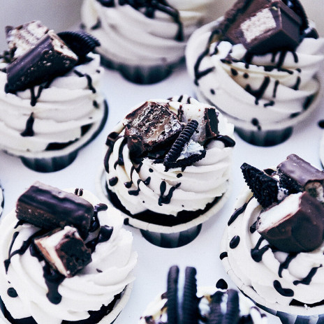 Капкейки с шоколадками №2