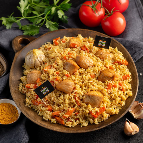 Плов с курицей