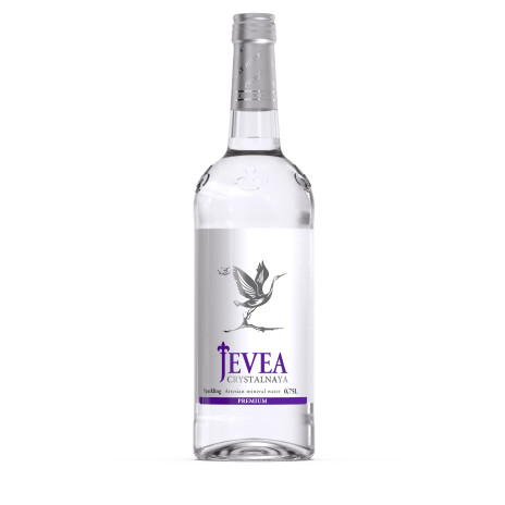 Вода Живея Премиум в стекле с газом