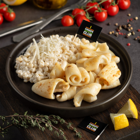 Кальмар-гриль с птитимом