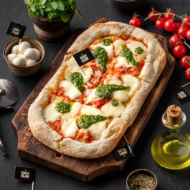 Римская пицца Песто-моцарелла