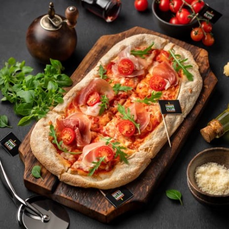 Римская пицца Прошутто-руккола
