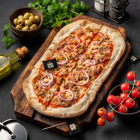 Римская пицца Тунец-оливки