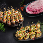 Новогодний стол «Советский» 35-40 персон